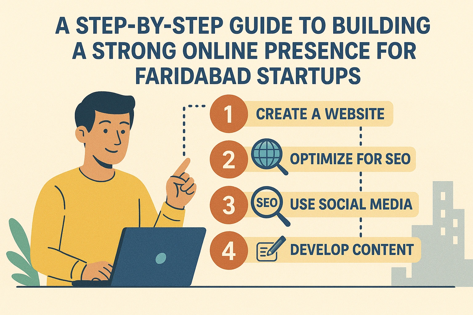 online presence for Faridabad startups