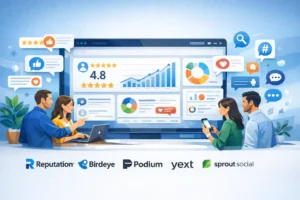 Online reputation management services