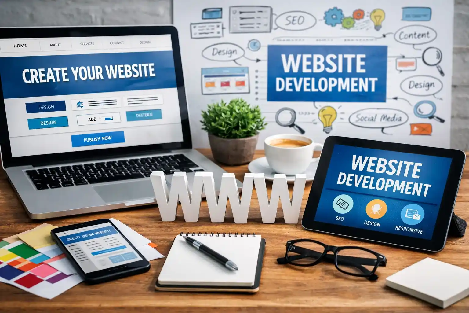 how to create a website