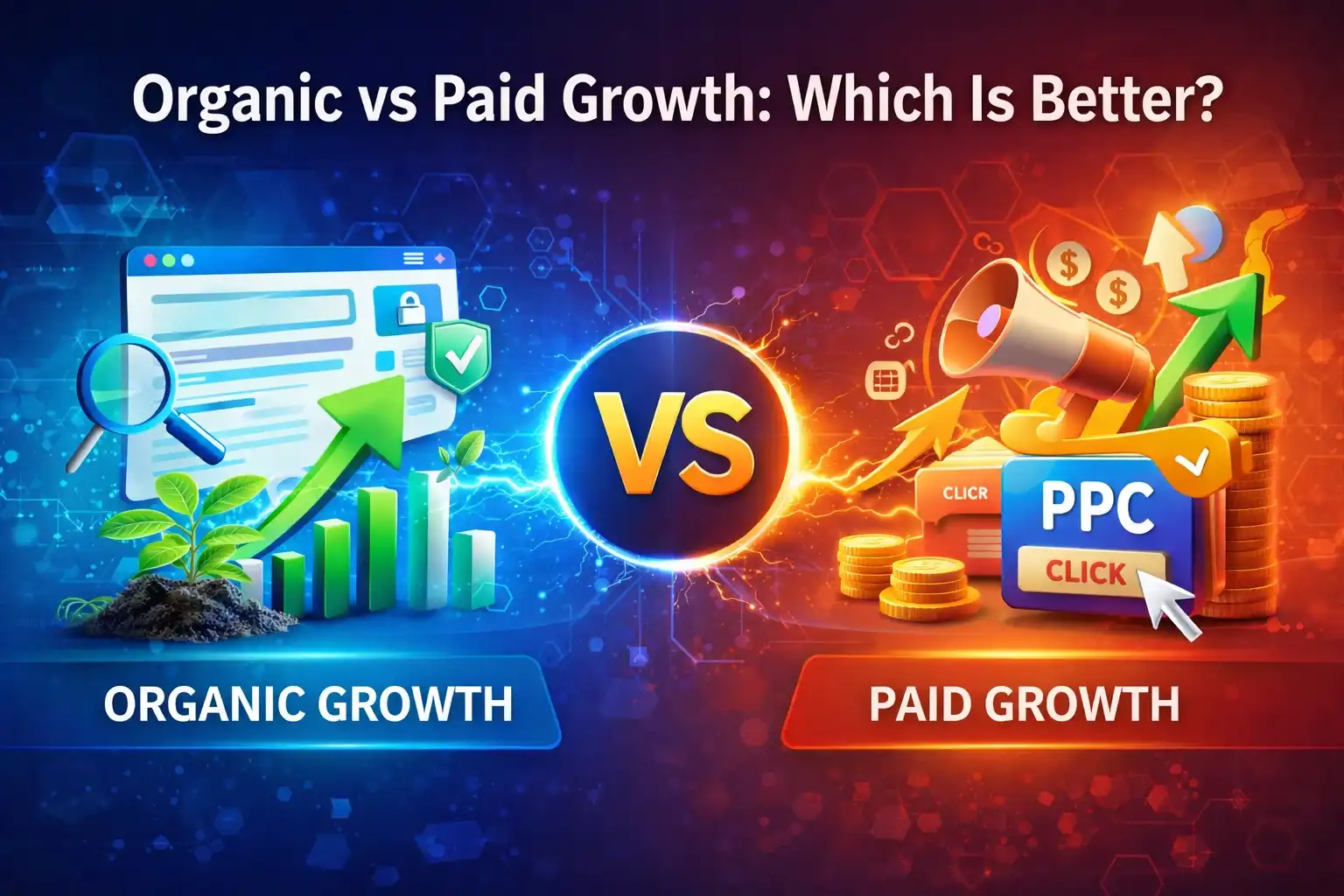 organic vs paid growth