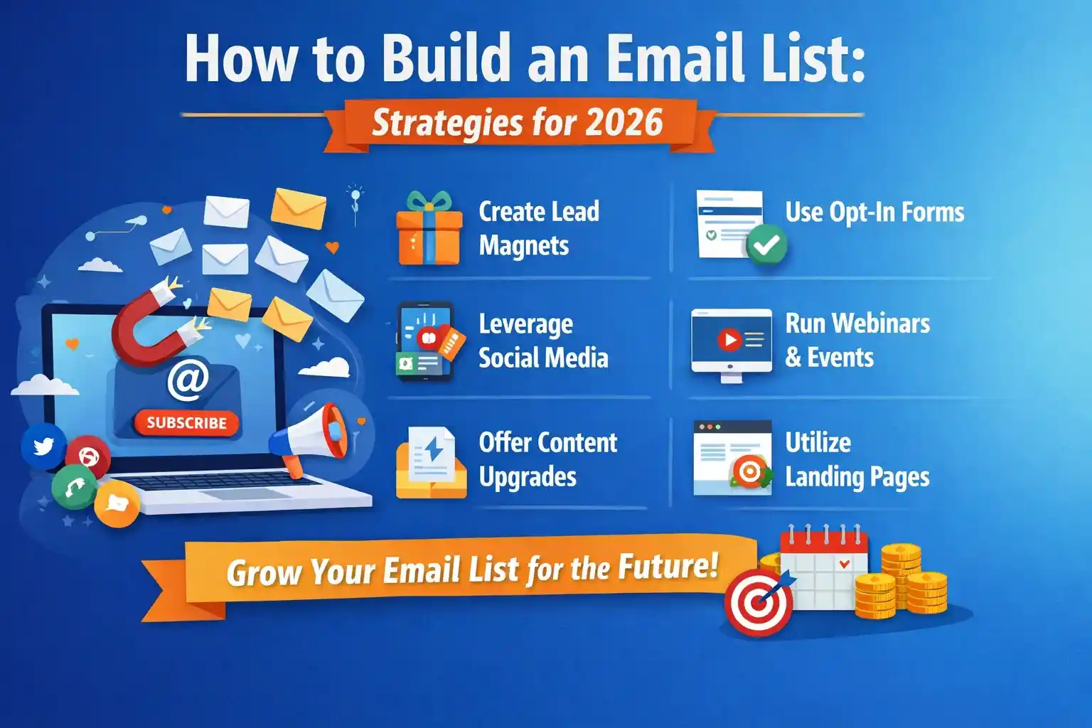how to build an email list