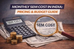What is the Monthly Cost for SEM in India