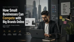 small businesses compete with big brands online